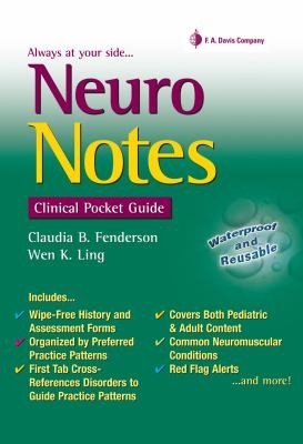 NEURO NOTES CLINICAL POCKET GUIDE, by FENDERSON, CLAUDIA