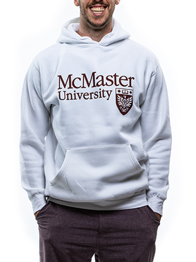 Classic Official Crest Hooded Sweatshirt - White - #7824295