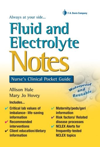 FLUID AND ELECTROLYTE NOTES, by HALE, ALLISON