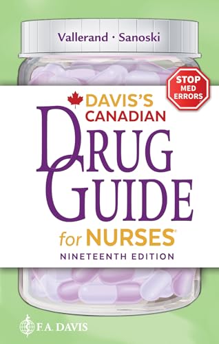 DAVIS 'S CANADIAN DRUG GUIDE FOR NURSES